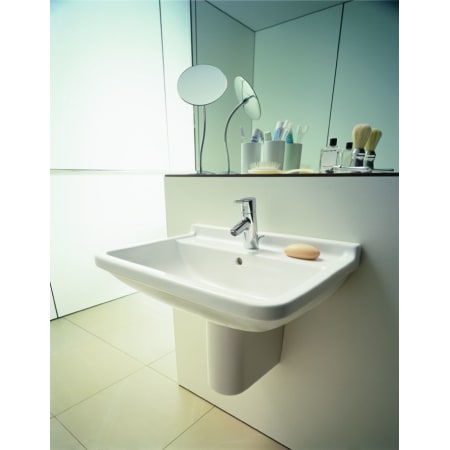 A large image of the Duravit 030055-1HOLE Alternate View