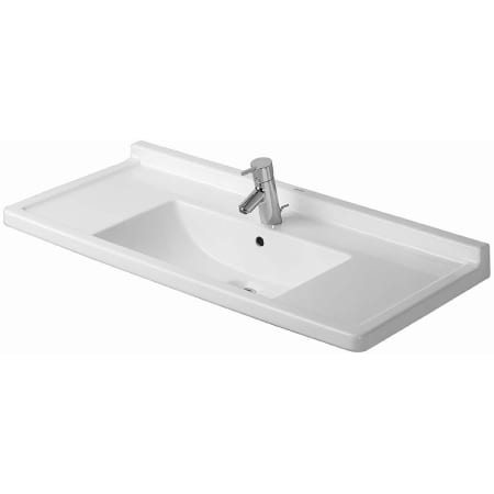 A large image of the Duravit 030410-1HOLE White