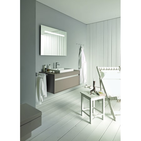 A large image of the Duravit 031555-1HOLE Alternate View
