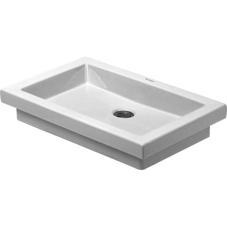 A large image of the Duravit 031758-0HOLE White / Ground