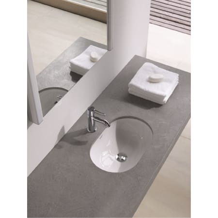 A large image of the Duravit 033643-0HOLE Alternate View