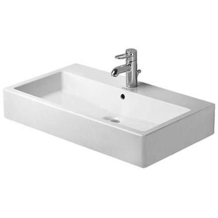 A large image of the Duravit 045470-1HOLE White / Ground