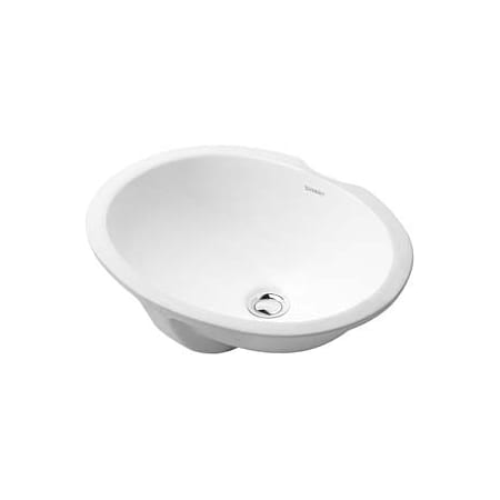A large image of the Duravit 048146-0HOLE White