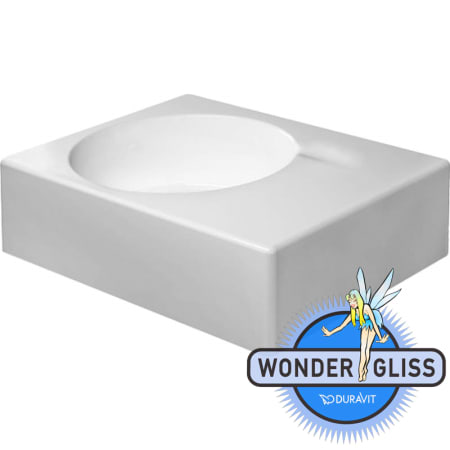 A large image of the Duravit 0684600011 White / WonderGliss