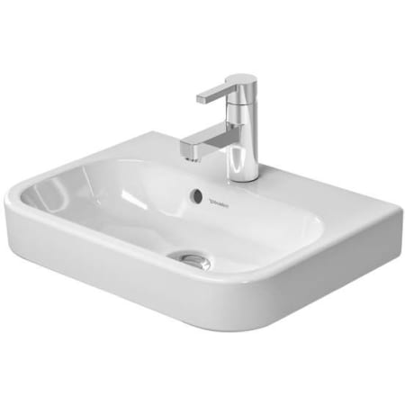 Minder dan Binnen In zicht Duravit 0710500000 White / Glazed Underside Happy D.2 20" Ceramic Vanity  Top - Faucet.com