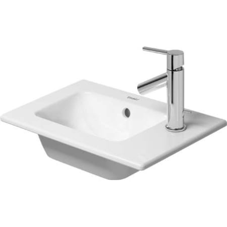 A large image of the Duravit 072343-1HOLE White