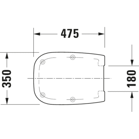 A large image of the Duravit 006741 Alternate Image