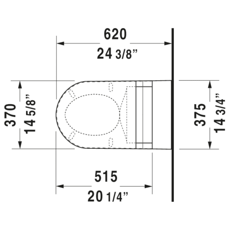 A large image of the Duravit 253309-DUAL Alternate Image