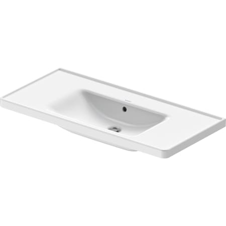 A large image of the Duravit 236710-0HOLE White