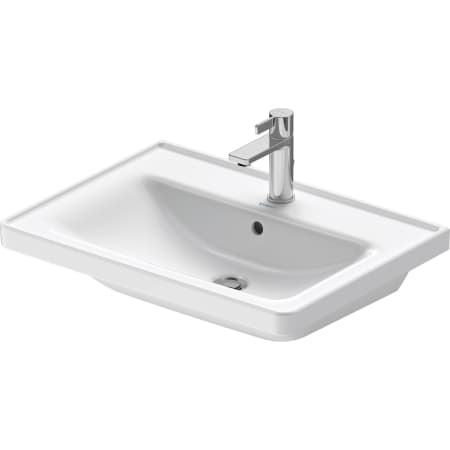 A large image of the Duravit 236765-1HOLE White