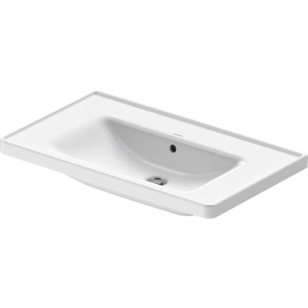 A large image of the Duravit 236780-0HOLE White / WonderGliss