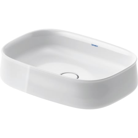 A large image of the Duravit 237355-1HOLE White High Gloss