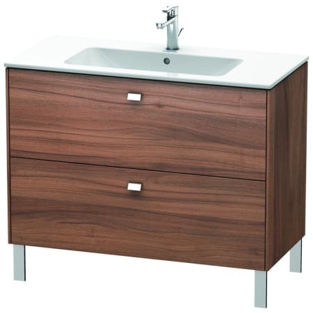 A large image of the Duravit BR4403 Chrome / Natural Walnut