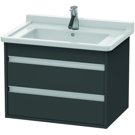 A large image of the Duravit KT6643 Graphite Matte
