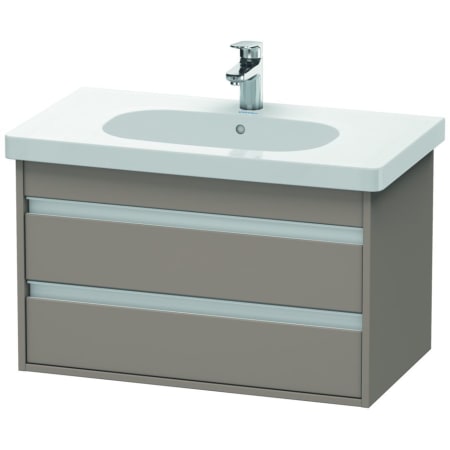 A large image of the Duravit KT6647 Basalt Matte