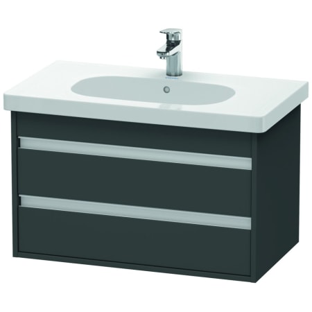 A large image of the Duravit KT6647 Graphite Matte