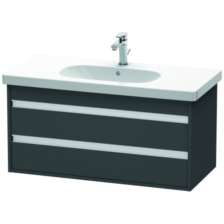 A large image of the Duravit KT6648 Graphite Matte