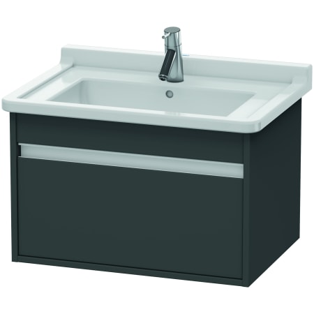 A large image of the Duravit KT6663 Graphite Matte