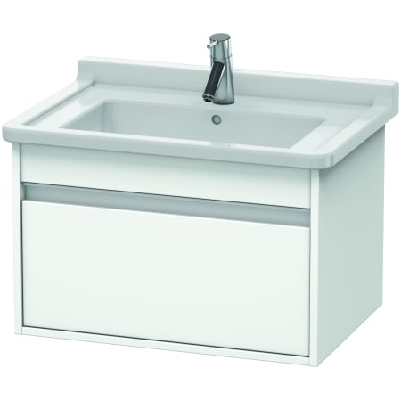 A large image of the Duravit kt6664 White Matte