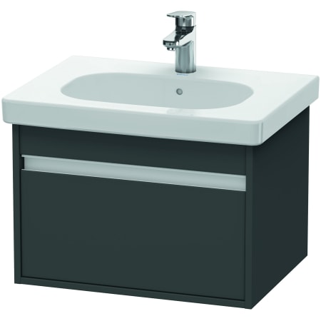 A large image of the Duravit KT6670 Graphite Matte