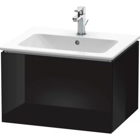 A large image of the Duravit LC6140 Black High Gloss Lacquer