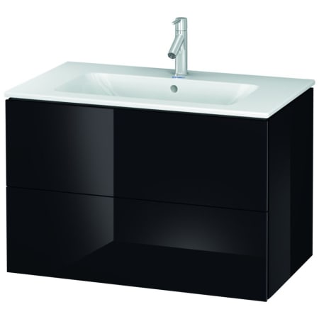 A large image of the Duravit LC6241 Black High Gloss