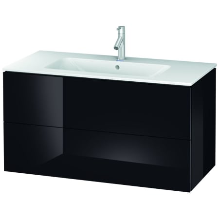 A large image of the Duravit LC6242 Black High Gloss