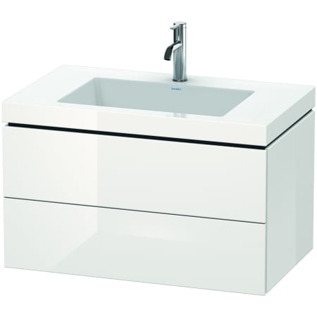 A large image of the Duravit LC6927 White High Gloss Lacquer