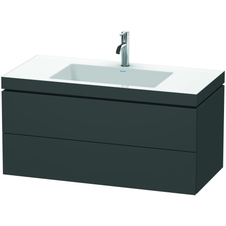 A large image of the Duravit LC6928 Graphite Matte