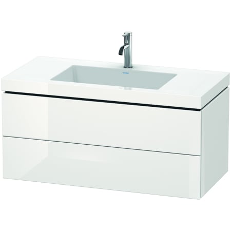 A large image of the Duravit LC6928 White High Gloss Lacquer