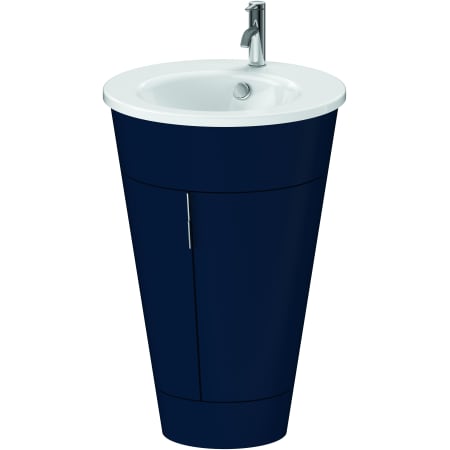 A large image of the Duravit S19520 Night Blue Satin Matte