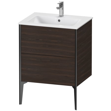 A large image of the Duravit XV44810B2 Walnut (Brushed)