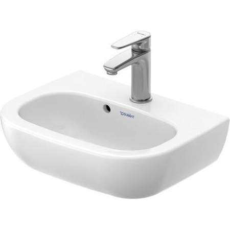 A large image of the Duravit 070545-1HOLE White / Glazed Underside