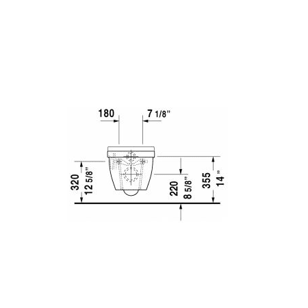 A large image of the Duravit 222709 Alternate View