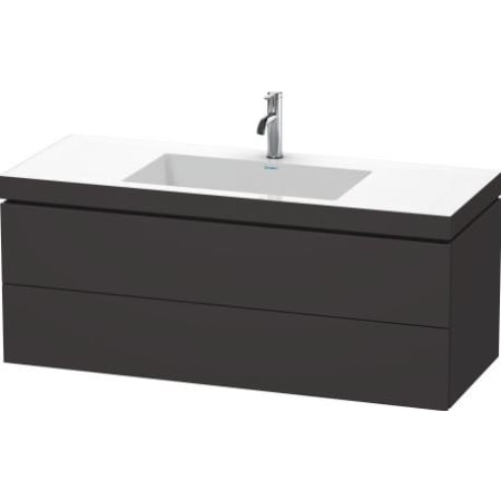 A large image of the Duravit LC6929N Graphite Super Matte