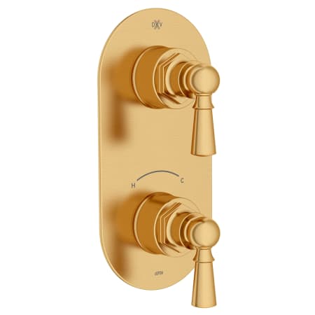 A large image of the DXV D35155527 Satin Brass
