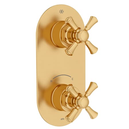 A large image of the DXV D35155528 Satin Brass
