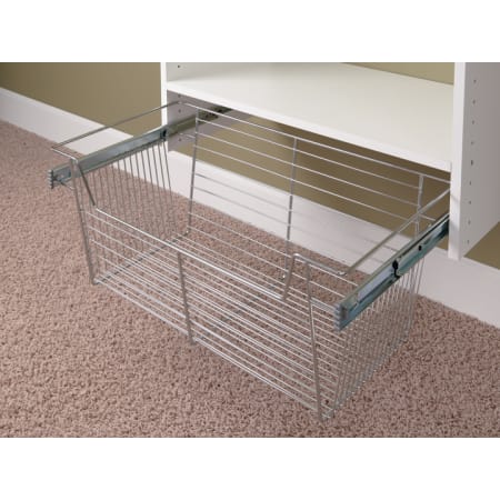 A large image of the Easy Track 9211 Easy Track-9211-Chrome with wire basket