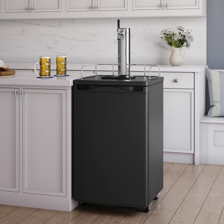 Edgestar 20 inch wide kegerator and keg beer cooler for full shop size kegs kc2000ss
