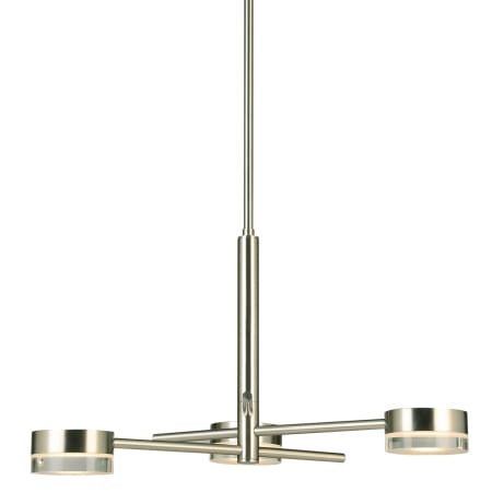 A large image of the Eglo 203967A Brushed Nickel