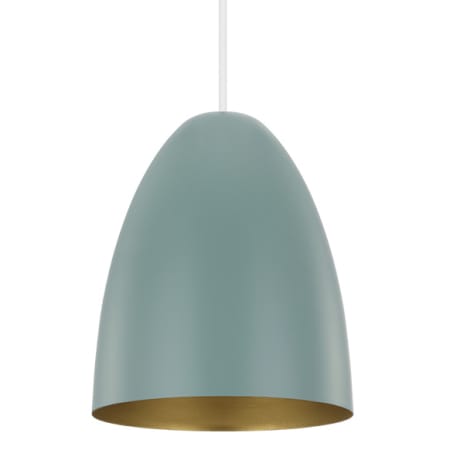 A large image of the Eglo 204082A Pastel Dark Green / Gold