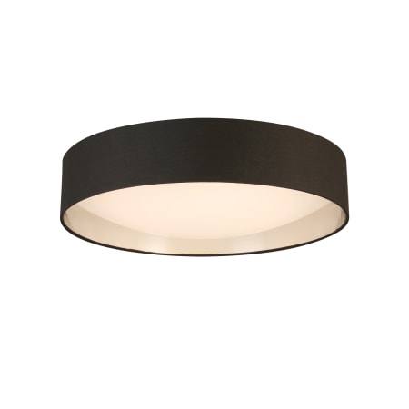 A large image of the Eglo 204725A Black / Brushed Nickel