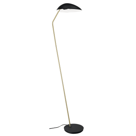 A large image of the Eglo 205883A Black / Brushed Brass