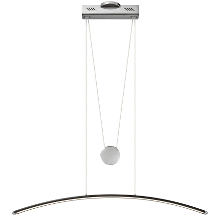A large image of the Elan Sava Linear Chandelier Black
