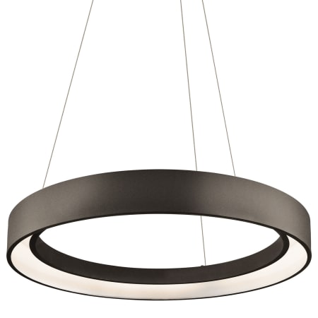 A large image of the Elan Fornello Large Pendant Textured Black