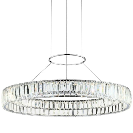 A large image of the Elan Annette Large Pendant Chrome