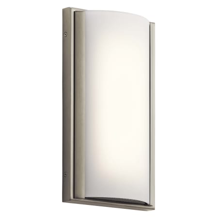 A large image of the Elan Bretto LED Bathroom Sconce Brushed Nickel