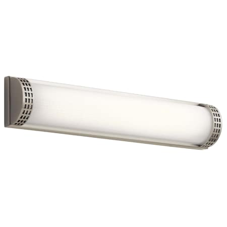 A large image of the Elan Column Large LED Bath Bar Brushed Nickel