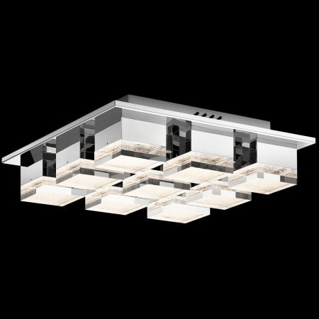 Elan 83958 Chrome Gorve 9 Light 32-1/4" Wide Integrated ...