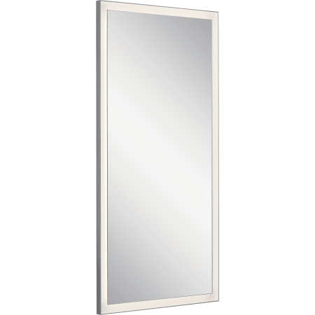 Elan 84172 Silver Matte Ryame 60 X 30 Rectangular Flat Steel Mirror Lightingshowplace Com
